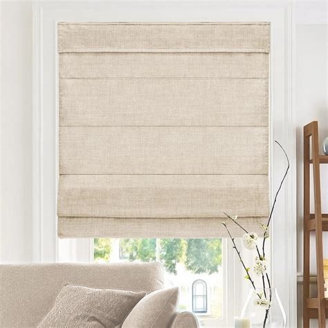 This Cordless Blackout Fabric Roman Shade 27 X 64 Light Gray from Home Decorators Collection does a great job of blacking out light levels and providing the perfect amount of privacy for rooms like bathrooms and bedrooms. . Cordless fabric roman shades